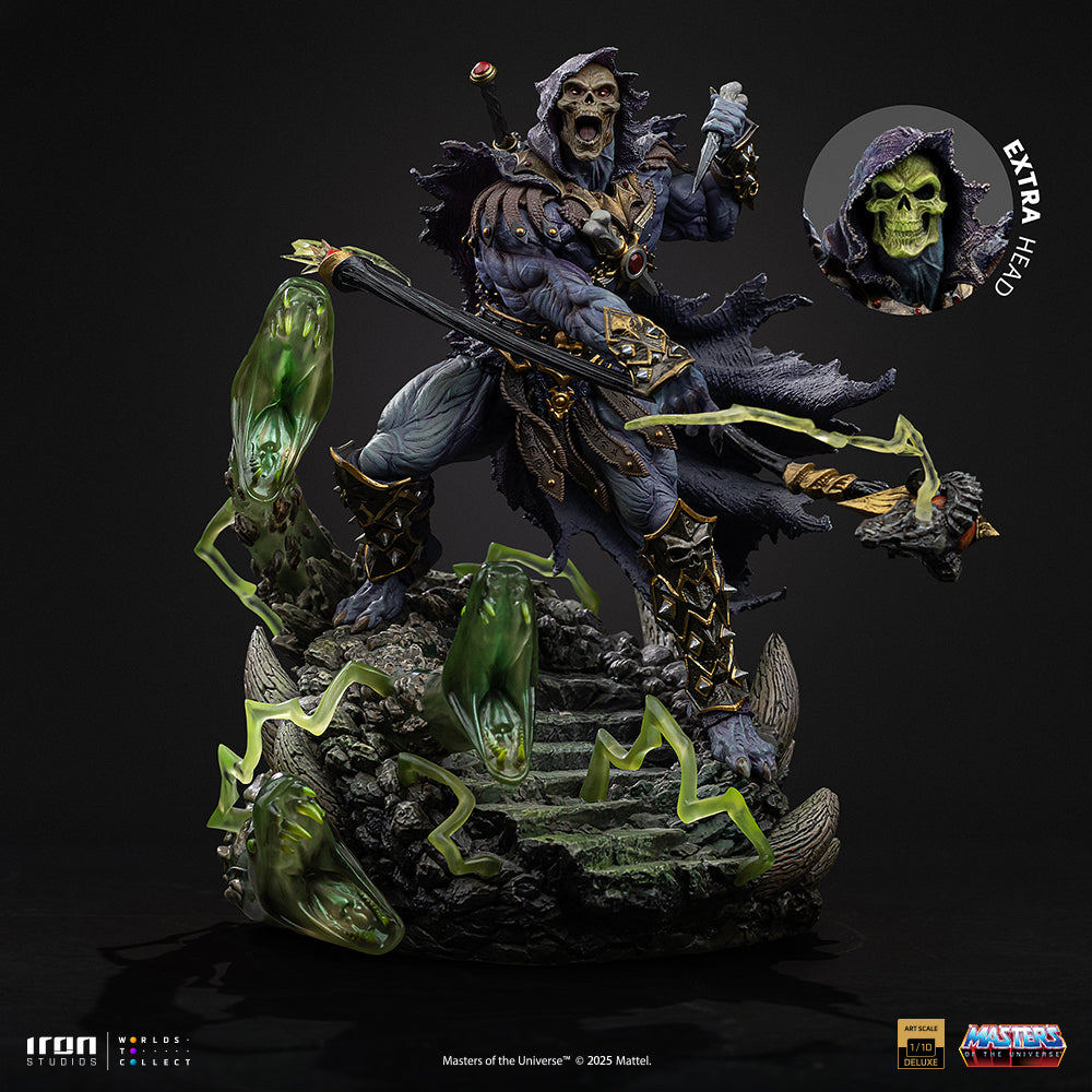 Statue Skeletor Unleashed  Masters of the Universe  Art Scale 1/10  Iron Studios