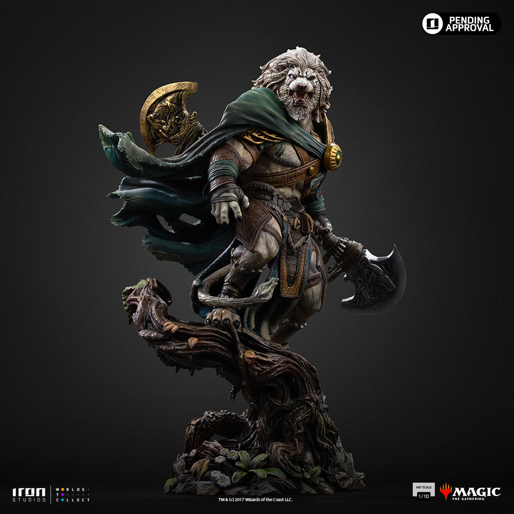 Pre-Order - Statue Ajani Goldmane - Magic: The Gathering - Art Scale 1/10 - Iron Studios