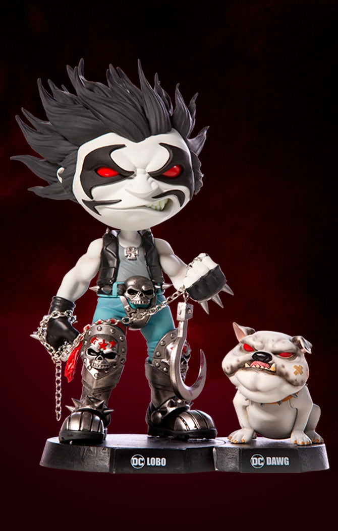 Statue Lobo and Dawg - DC Comics - MiniCo - Iron Studios – Iron 