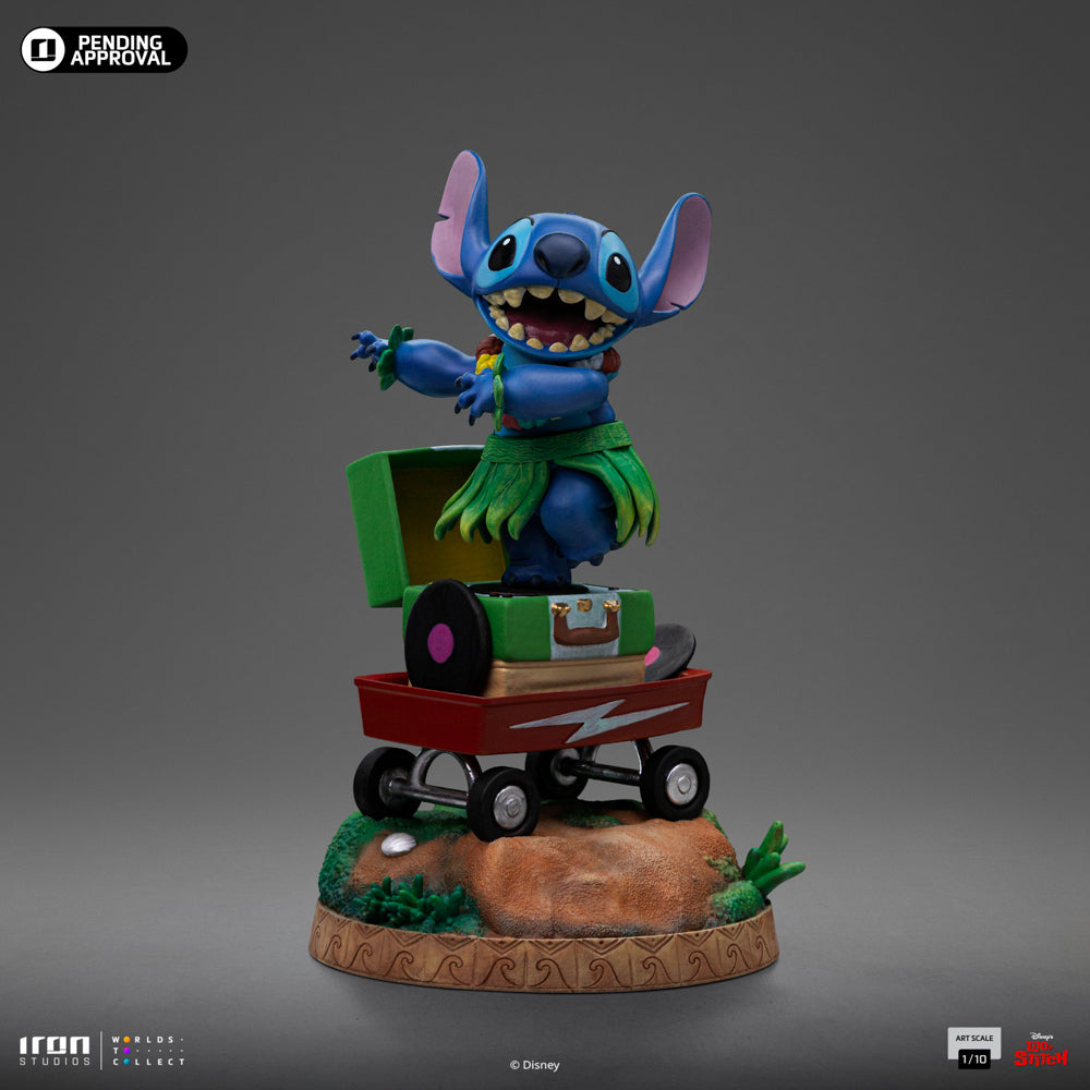Statue Stitch (Hula Version)  Lilo and Stitch  Art Scale 1/10  Iron Studios