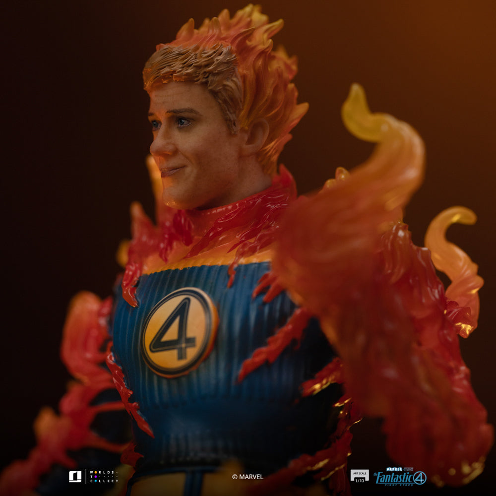 Digital Pre-Order - Statue Human Torch (Blue Suit Variant) - Fantastic Four - Art Scale 1/10 - Iron Studios
