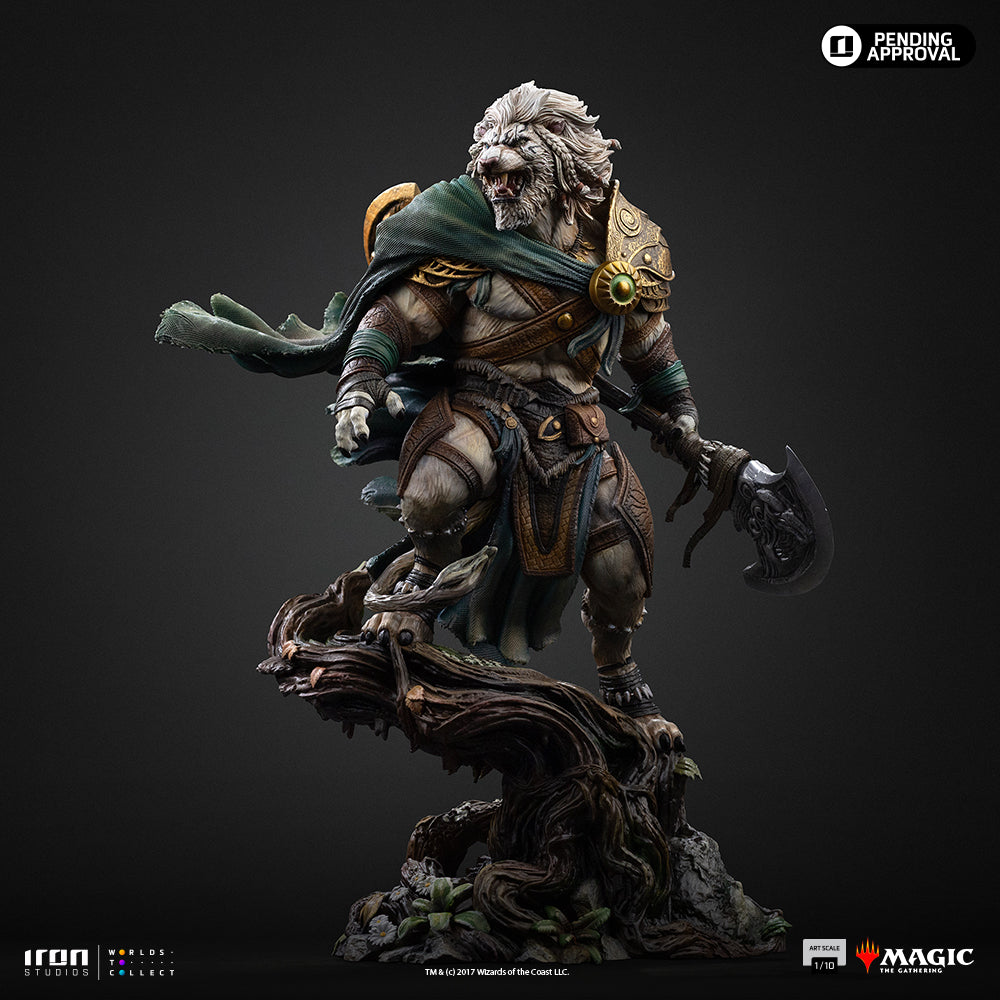 Pre-Order - Statue Ajani Goldmane - Magic: The Gathering - Art Scale 1/10 - Iron Studios