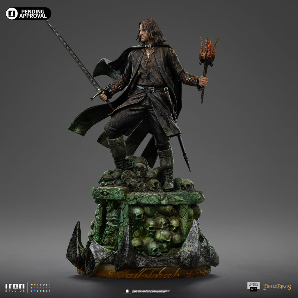 Aragorn Unleashed - The Lord of the Rings - Art Scale 1/10 - Iron Studios
