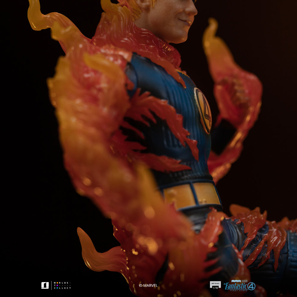 Digital Pre-Order - Statue Human Torch (Blue Suit Variant) - Fantastic Four - Art Scale 1/10 - Iron Studios