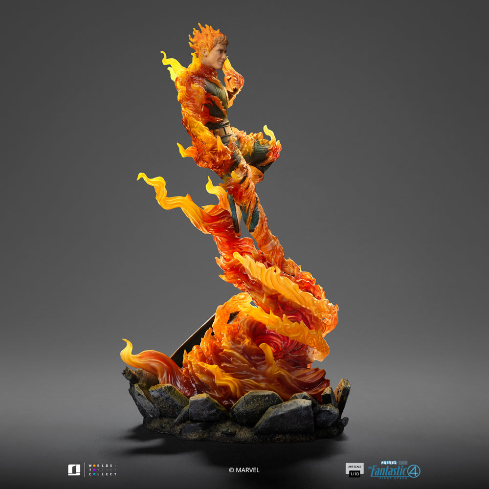 Digital Pre-Order - Statue Human Torch (Blue Suit Variant) - Fantastic Four - Art Scale 1/10 - Iron Studios