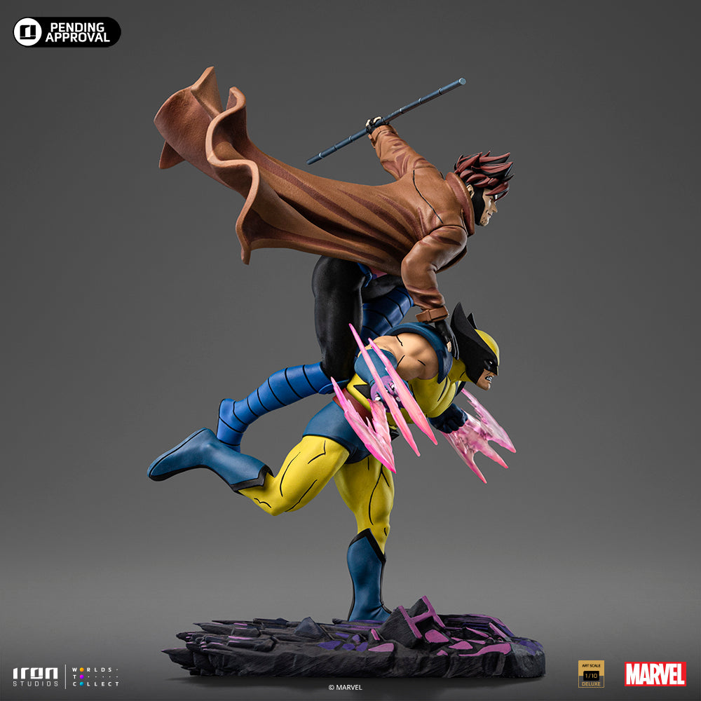 Statue Gambit and Wolverine - X-Men '97 - Art Scale 1/10 - Iron Studios