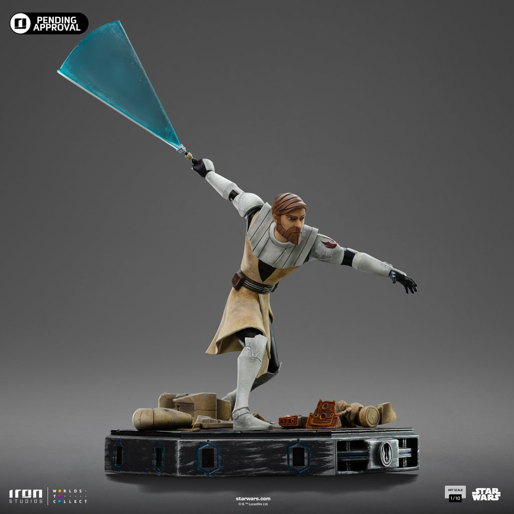 Obi-Wan Kenobi – Star Wars: Clone Wars - Art Scale 1/10 - Iron Studios