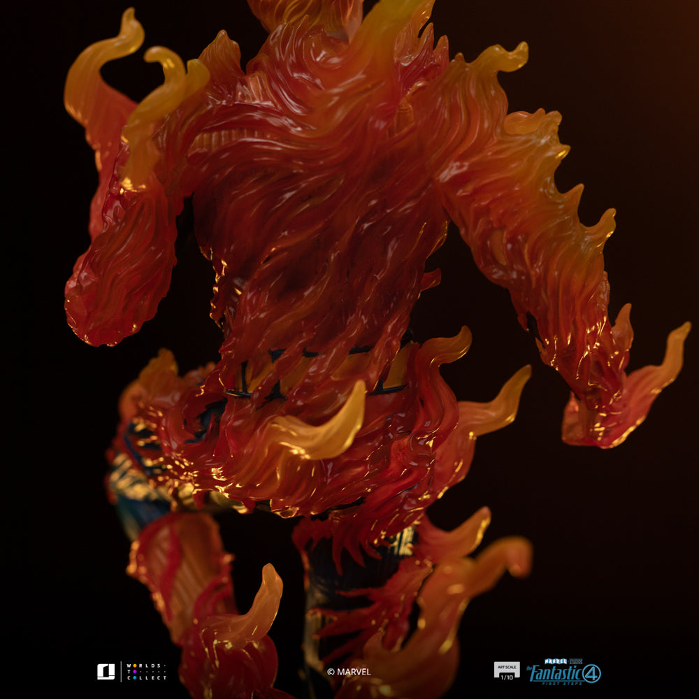 Digital Pre-Order - Statue Human Torch (Blue Suit Variant) - Fantastic Four - Art Scale 1/10 - Iron Studios