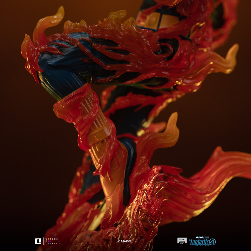 Digital Pre-Order - Statue Human Torch (Blue Suit Variant) - Fantastic Four - Art Scale 1/10 - Iron Studios
