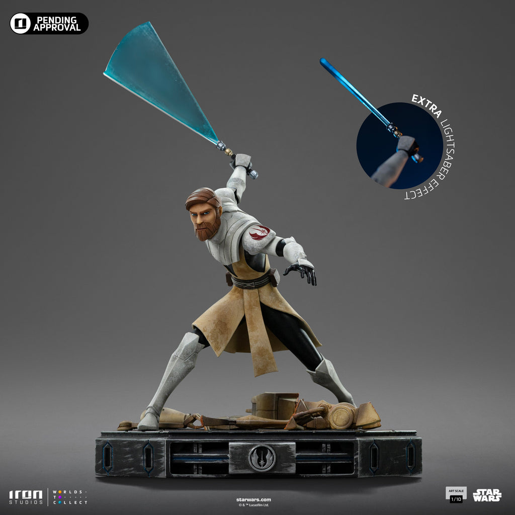 Obi-Wan Kenobi – Star Wars: Clone Wars - Art Scale 1/10 - Iron Studios