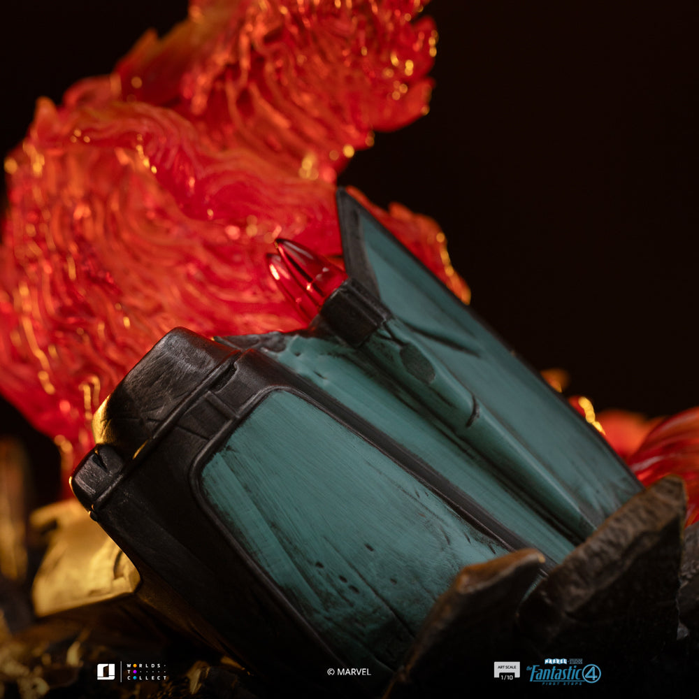 Digital Pre-Order - Statue Human Torch (Blue Suit Variant) - Fantastic Four - Art Scale 1/10 - Iron Studios