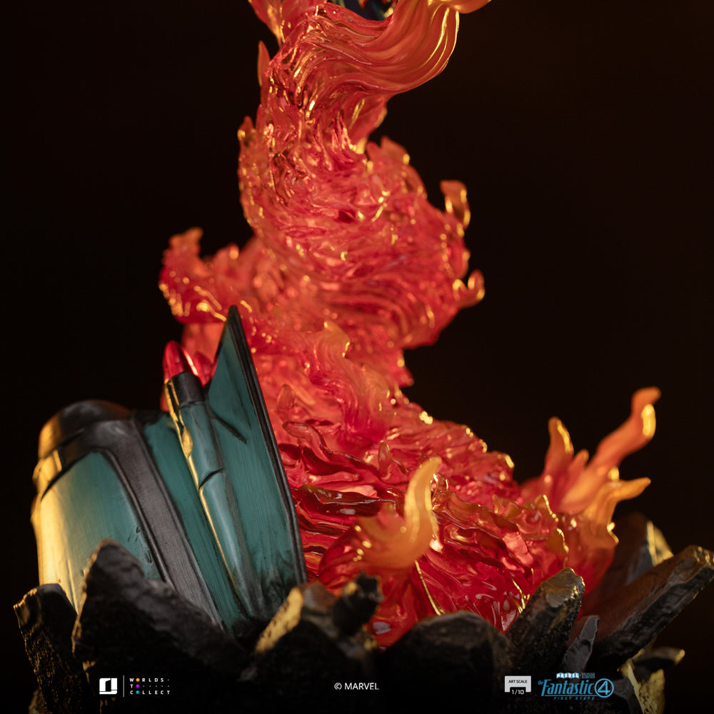 Digital Pre-Order - Statue Human Torch (Blue Suit Variant) - Fantastic Four - Art Scale 1/10 - Iron Studios