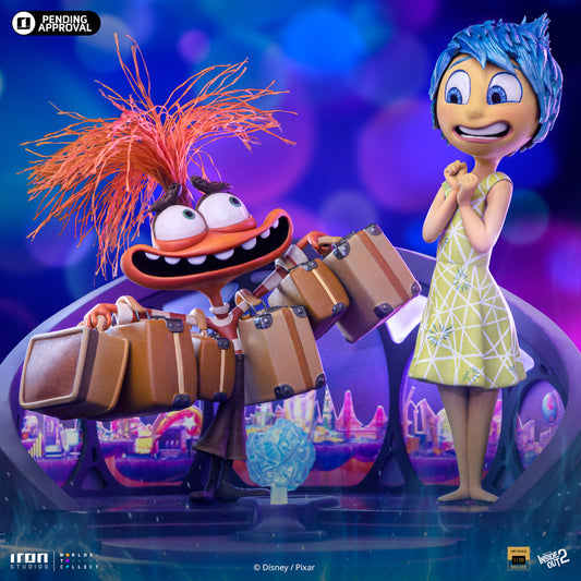 Digital Pre-Order - Statue Joy and Anxiety Deluxe - Inside Out 2 - Art Scale 1/10 - Iron Studios