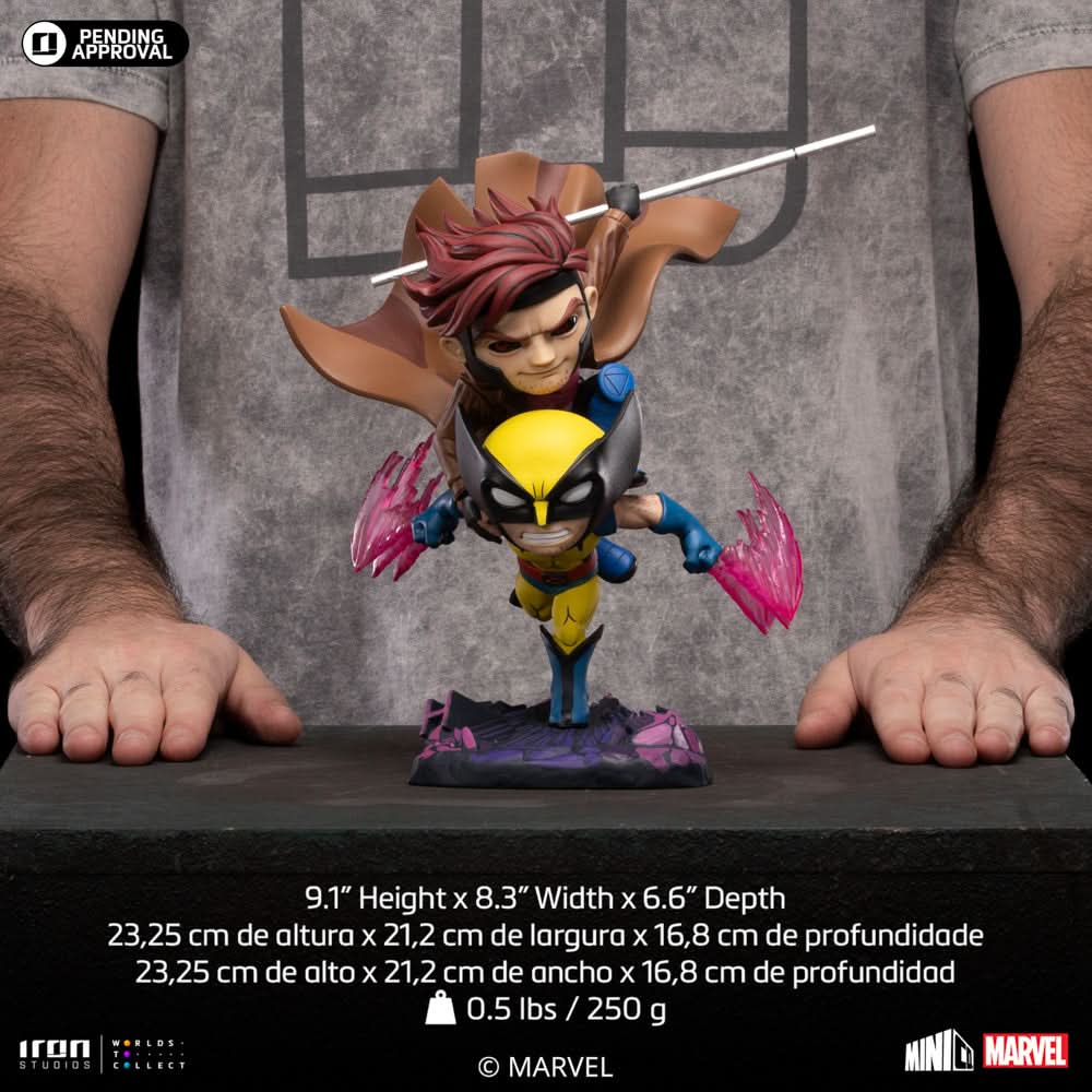 Gambit and Wolverine - X-Men '97 - Minico - Iron Studios