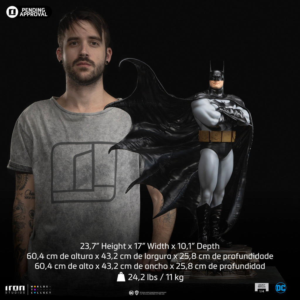 Digital Pre-Order - Statue Batman DC Trinity - DC Comics - Legacy Replica 1/4 - Iron Studios