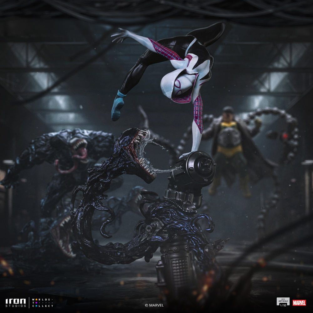 Digital Pre-Order - Statue Ghost-Spider - Spider-Man vs Villains Diorama - Art Scale 1/10 - Iron Studios