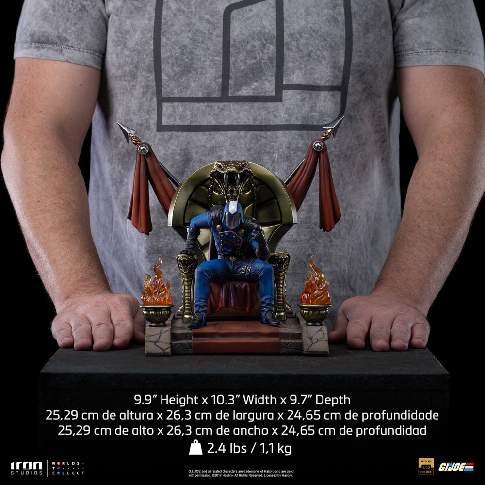 Digital Pre-Order Statue Cobra Commander - G.I Joe - Art Scale 1/10 - Iron Studios