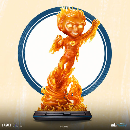 Statue Human Torch  The Fantastic Four: First Steps  Minico  Iron Studios
