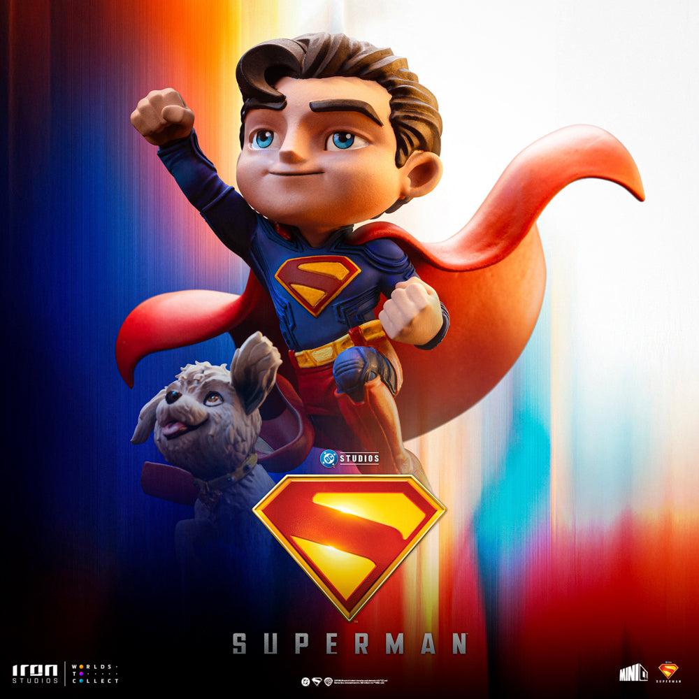 Statue Superman and Krypto  Superman: Legacy  Minico  Iron Studios