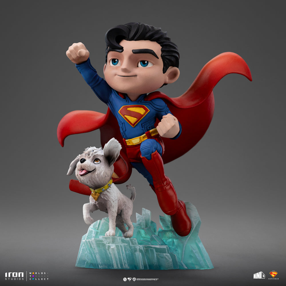 Statue Superman and Krypto  Superman: Legacy  Minico  Iron Studios