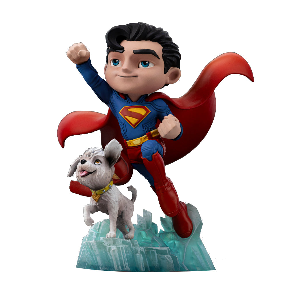 Statue Superman and Krypto  Superman: Legacy  Minico  Iron Studios