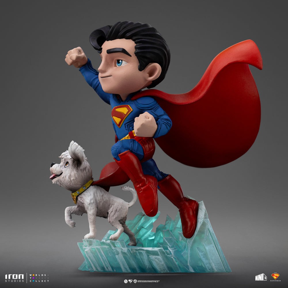 Statue Superman and Krypto  Superman: Legacy  Minico  Iron Studios