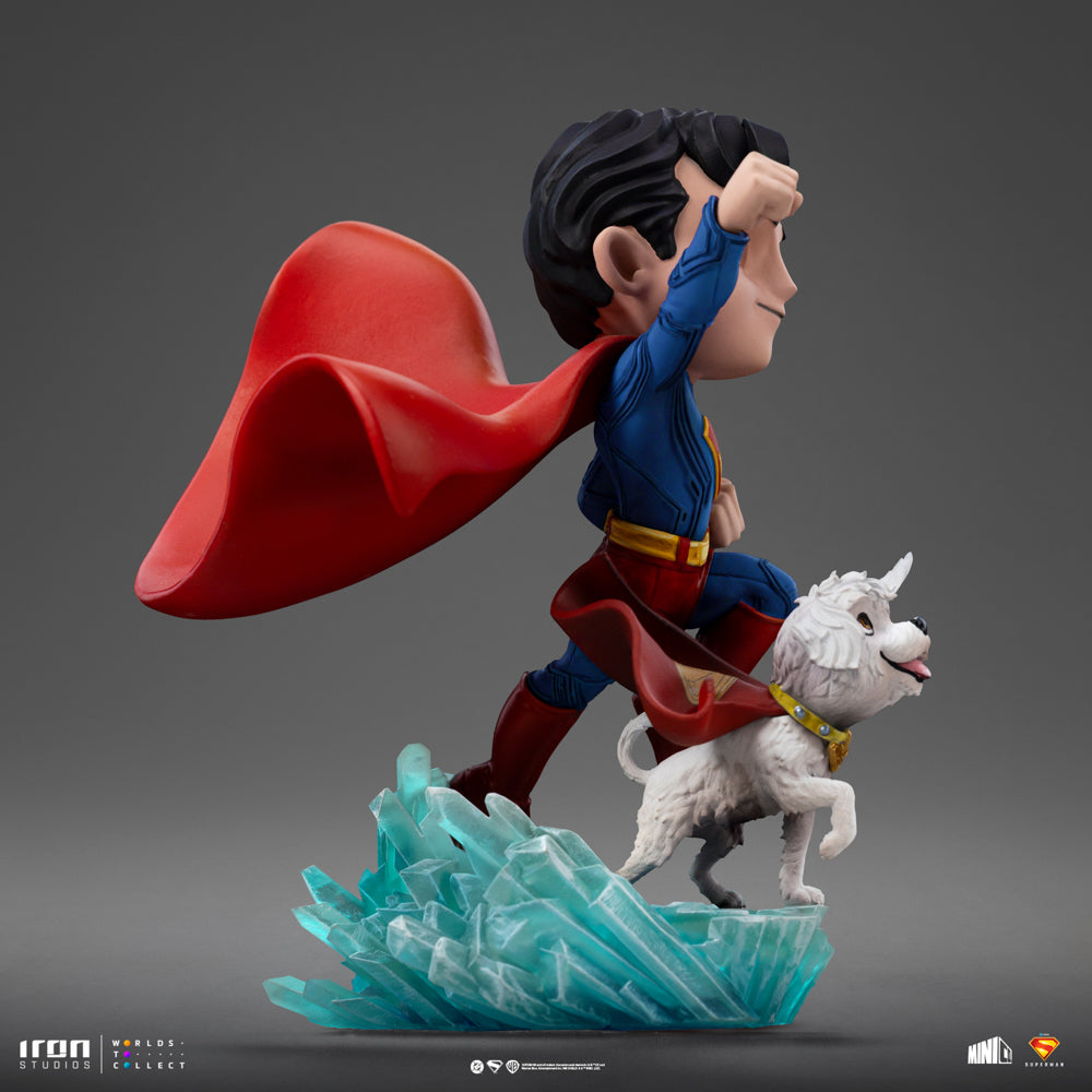 Statue Superman and Krypto  Superman: Legacy  Minico  Iron Studios
