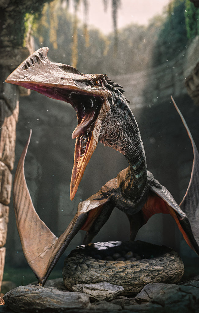 Pre-Order - Statue Quetzalcoatlus - Jurassic World: Rebirth - Icons - Iron Studios