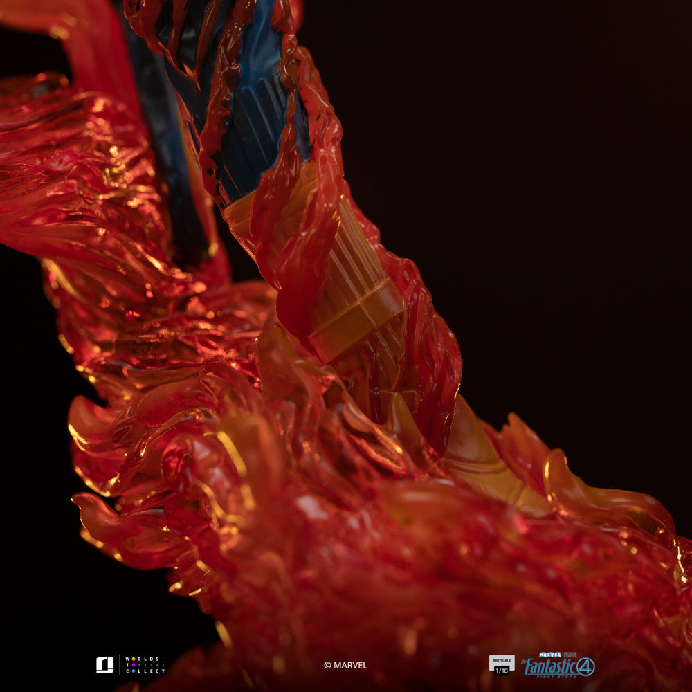 Digital Pre-Order - Statue Human Torch (Blue Suit Variant) - Fantastic Four - Art Scale 1/10 - Iron Studios