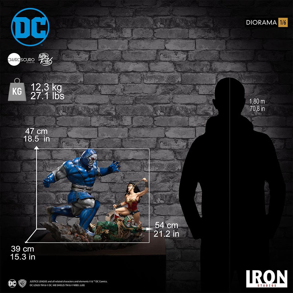 Wonder Woman vs Darkseid by Ivan Reis - DC Comics - Diorama 1/6 - Iron Studios