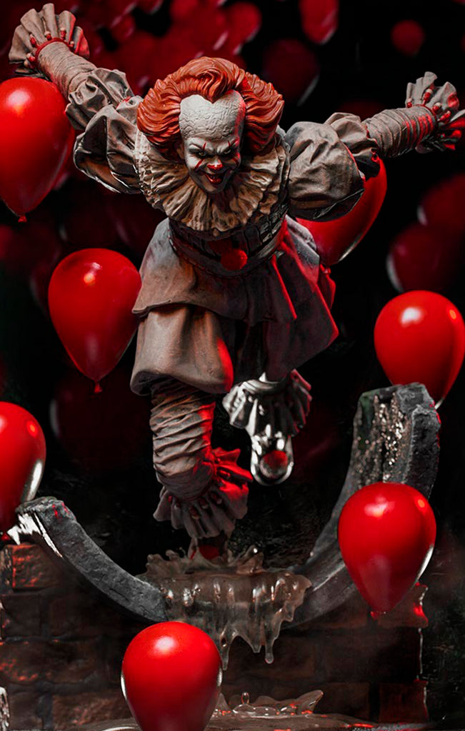 Pennywise Deluxe - It! - Art Scale 1/10 - Iron Studios
