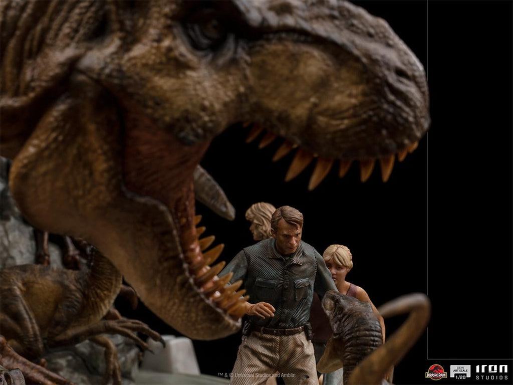 The Final Scene - Jurassic Park - Demi Scale 1/20 - Iron Studios