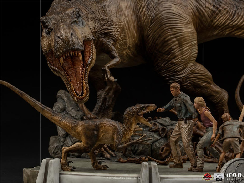 The Final Scene - Jurassic Park - Demi Scale 1/20 - Iron Studios