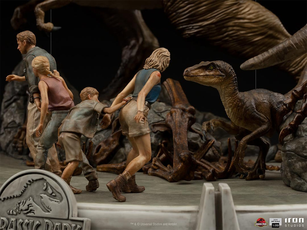 The Final Scene - Jurassic Park - Demi Scale 1/20 - Iron Studios