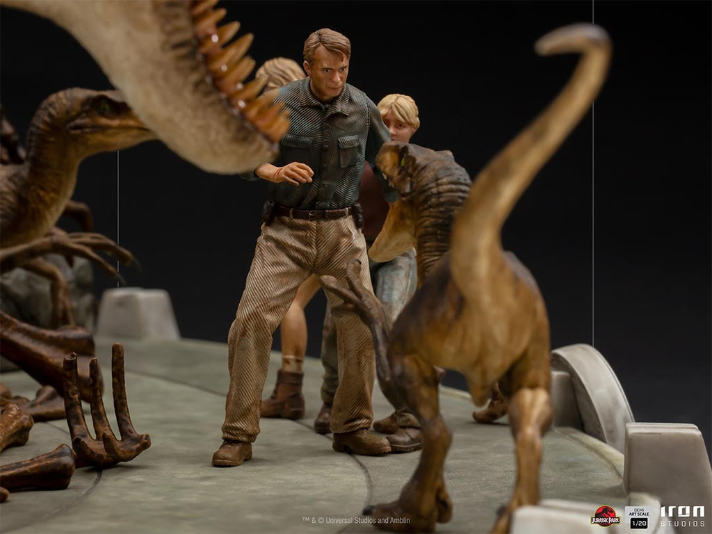 The Final Scene - Jurassic Park - Demi Scale 1/20 - Iron Studios