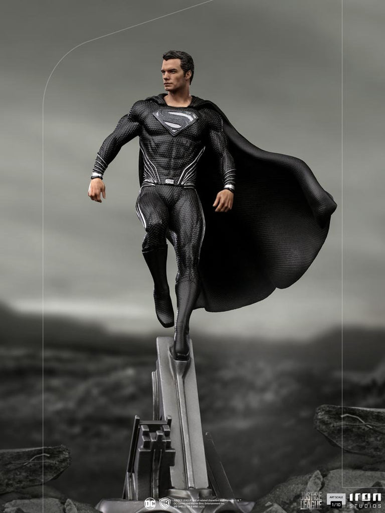 Superman Black Suit - Justice League - Art Scale 1/10 - Iron Studios