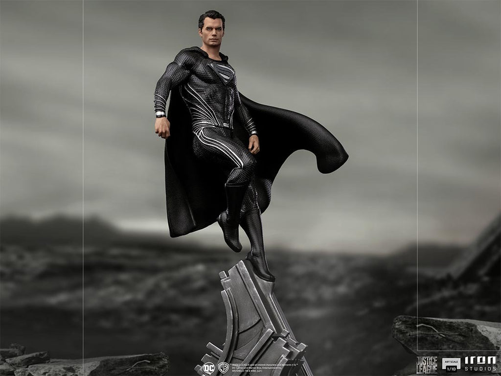 Superman Black Suit - Justice League - Art Scale 1/10 - Iron Studios