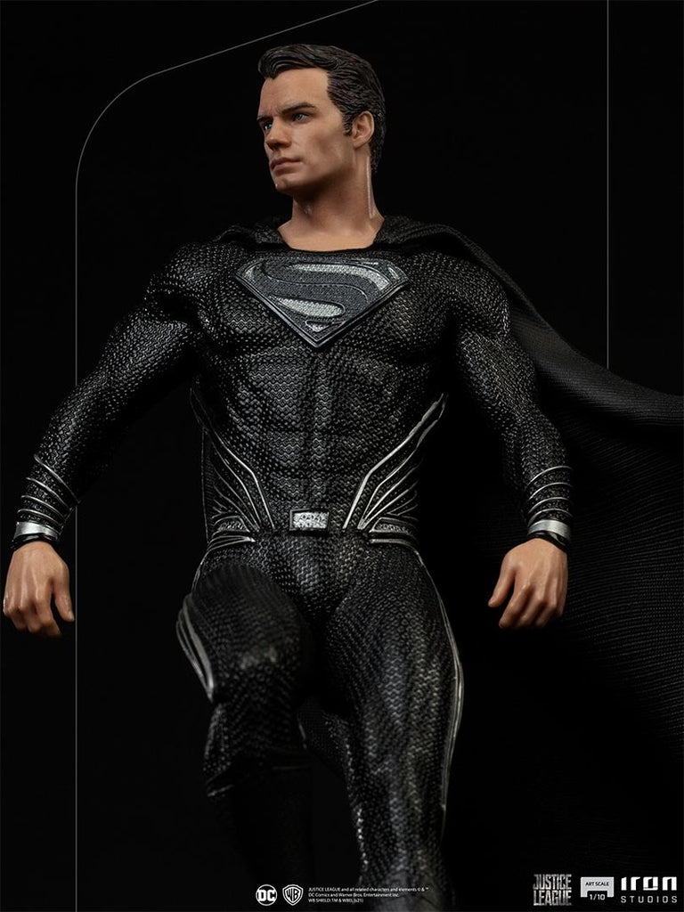 Superman Black Suit - Justice League - Art Scale 1/10 - Iron Studios