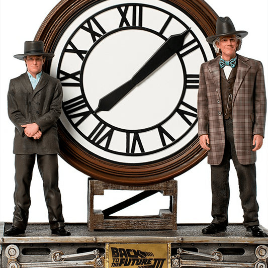 Marty and Doc at the Clock - Back to the Future - Art Scale 1/10 - Iron Studios