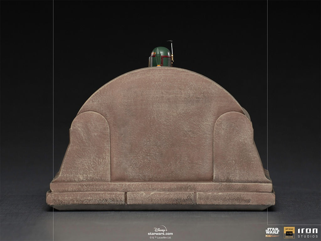 Boba Fett on Throne - Star Wars: The Mandalorian - Art Scale 1/10 - Iron Studios