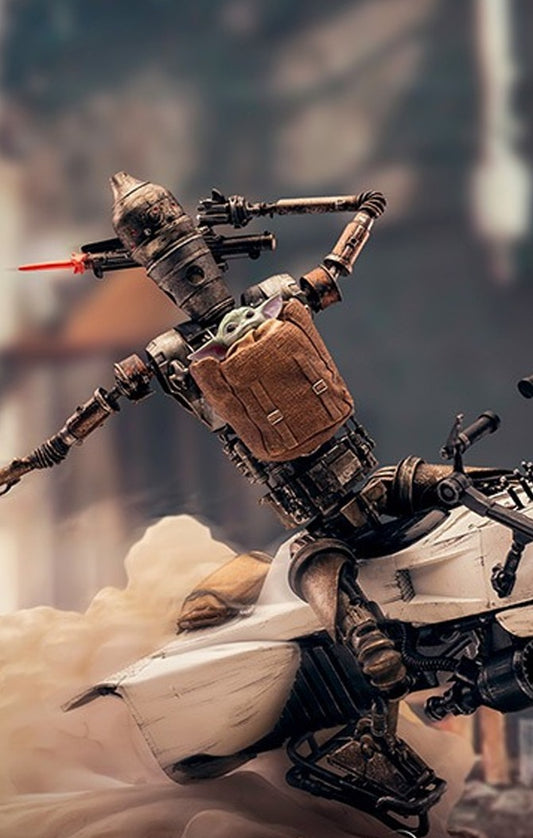 IG-11 and The Child - Star Wars: The Mandalorian - BDS Art Scale 1/10 - Iron Studios