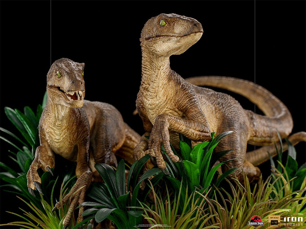 Just The Two Raptors - Jurassic Park - Art Scale 1/10 - Iron Studios