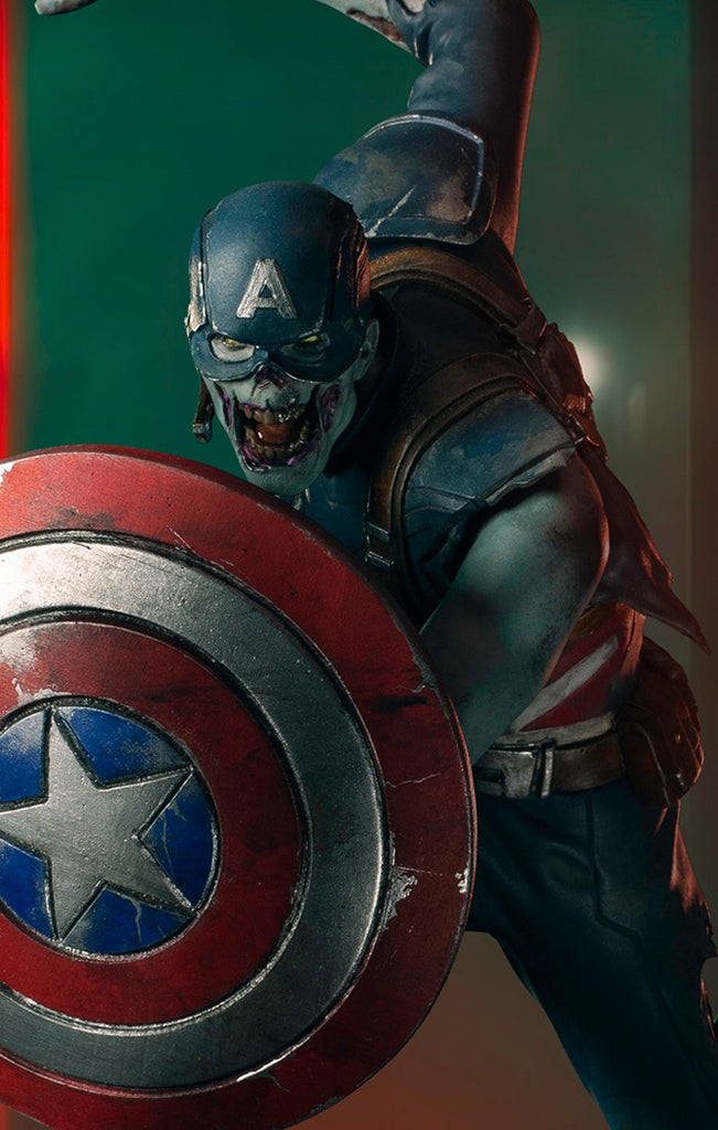 Captain America Zombie  What If...?  Art Scale 1/10  Iron Studios