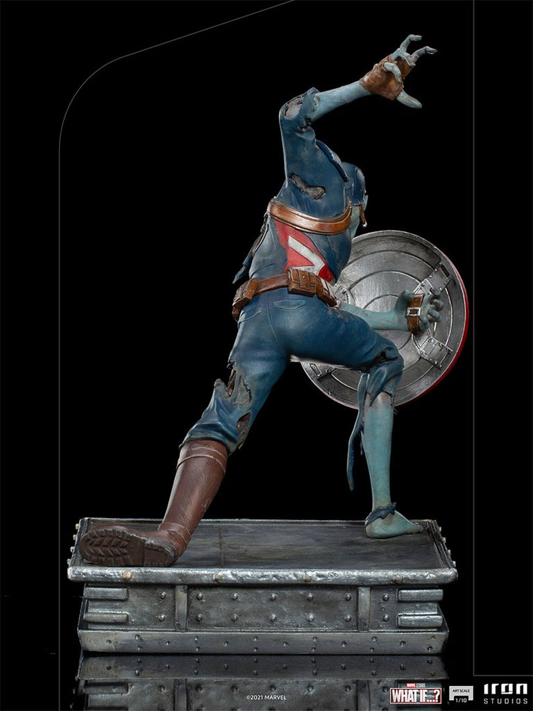 Captain America Zombie  What If...?  Art Scale 1/10  Iron Studios