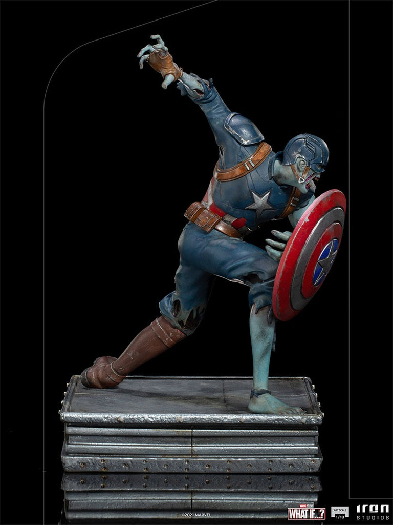 Captain America Zombie  What If...?  Art Scale 1/10  Iron Studios