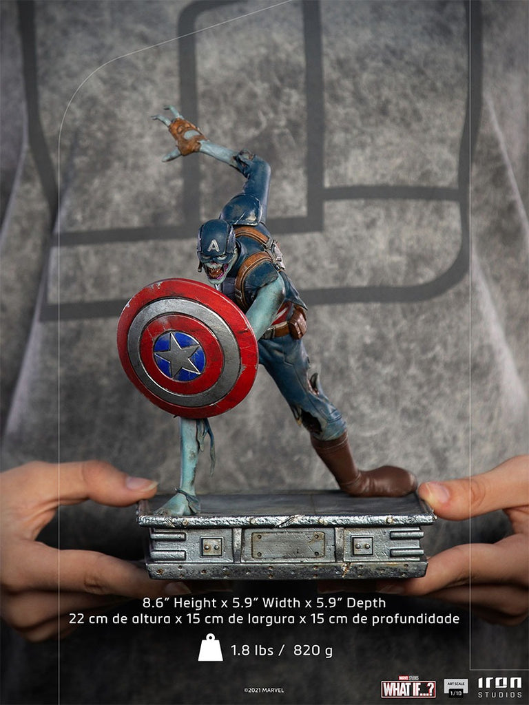 Captain America Zombie  What If...?  Art Scale 1/10  Iron Studios