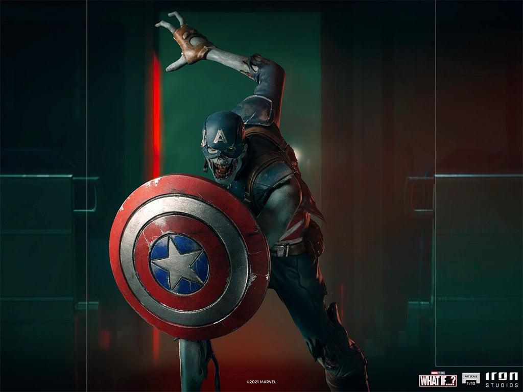 Captain America Zombie  What If...?  Art Scale 1/10  Iron Studios