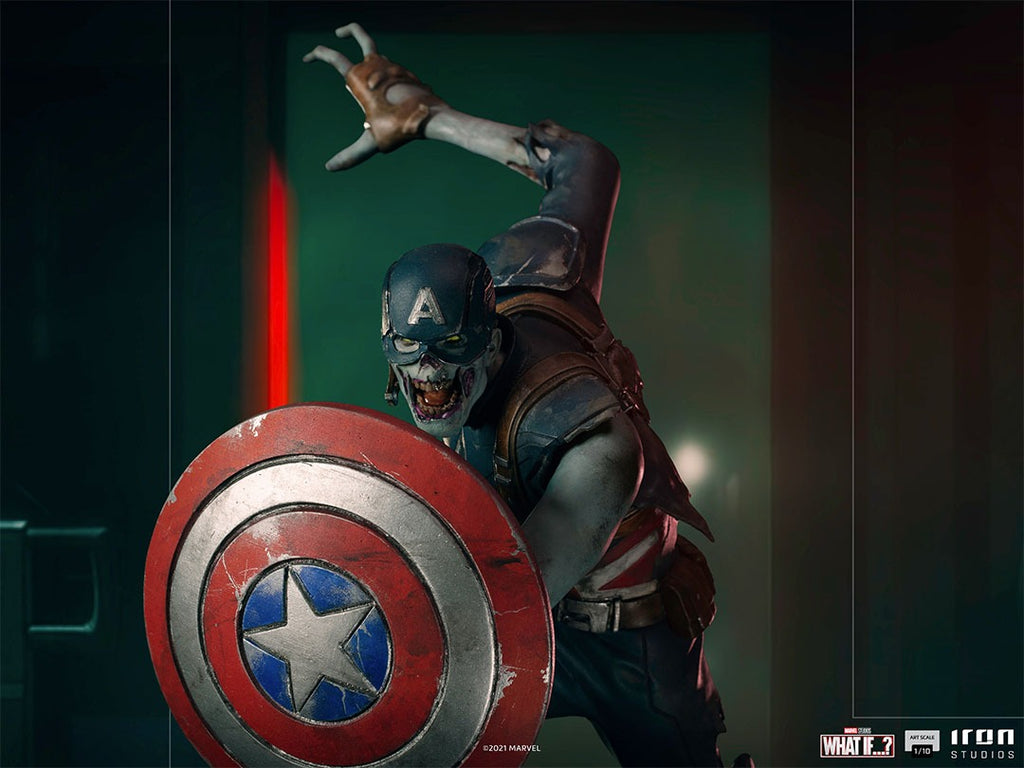 Captain America Zombie  What If...?  Art Scale 1/10  Iron Studios
