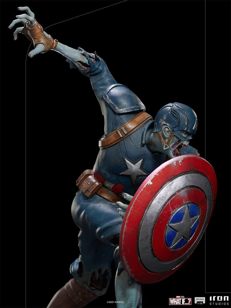 Captain America Zombie  What If...?  Art Scale 1/10  Iron Studios