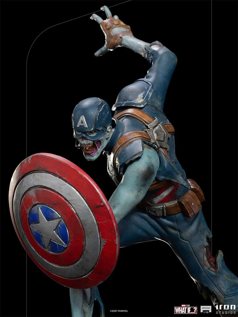 Captain America Zombie  What If...?  Art Scale 1/10  Iron Studios